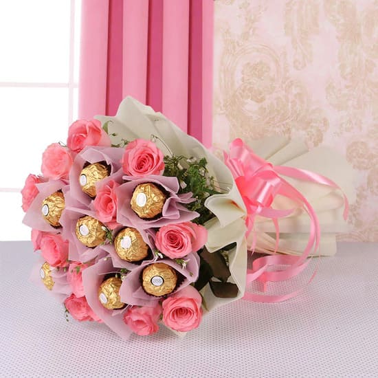 Ferrero Rocher n Roses Bouquet