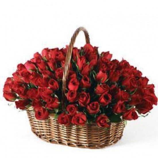 100 Roses Basket