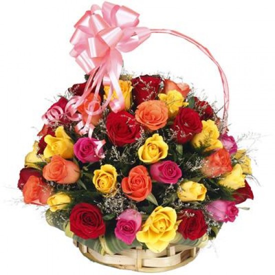 Classic Rose Basket Classic Rose Basket