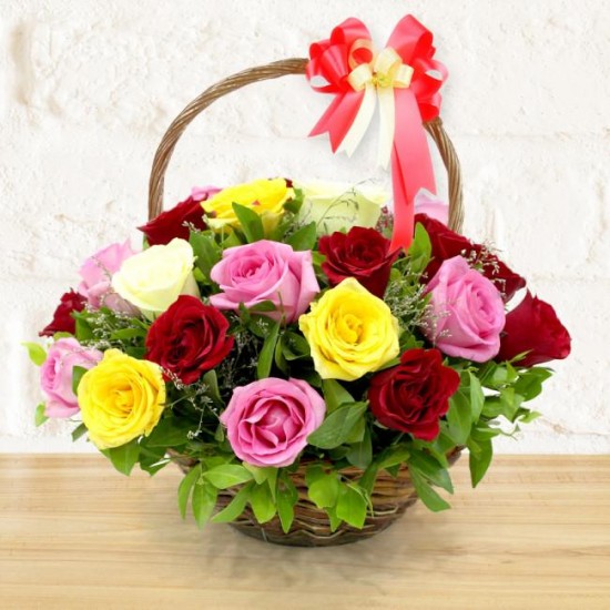Colorful Basket Of Love
