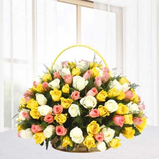 Pleasing Flowers Basket