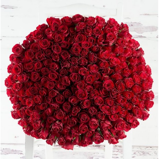 200 Roses Hand Bouquet